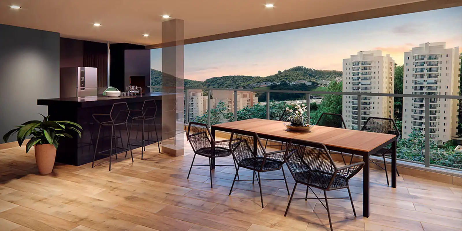 Vip Space com Forno de Pizza