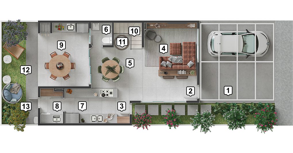 Lausanne Residence - Térreo